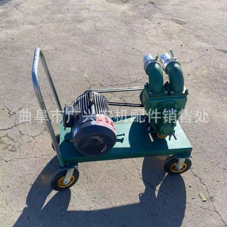 养猪场抽粪泵小型移动式抽污水吸粪机用于畜牧养殖化粪池泥浆排污