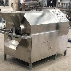 新款550型电磁加热瓜子板栗花生大料炒货机 电磁滚筒炒锅炒货机