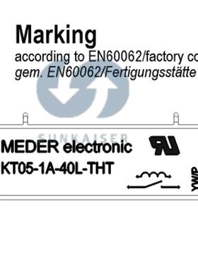 KT24-1A-40L-THT斯丹麦德插件干簧继电器Standex MEDER磁性舌簧管
