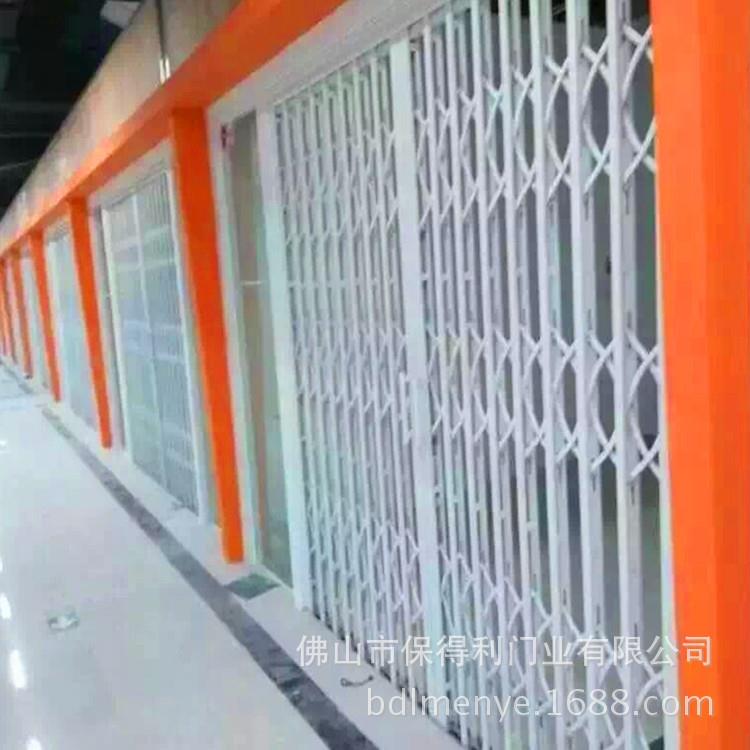 拉闸门折叠推拉防盗伸缩窗台防盗门复古装饰门阳台平移门