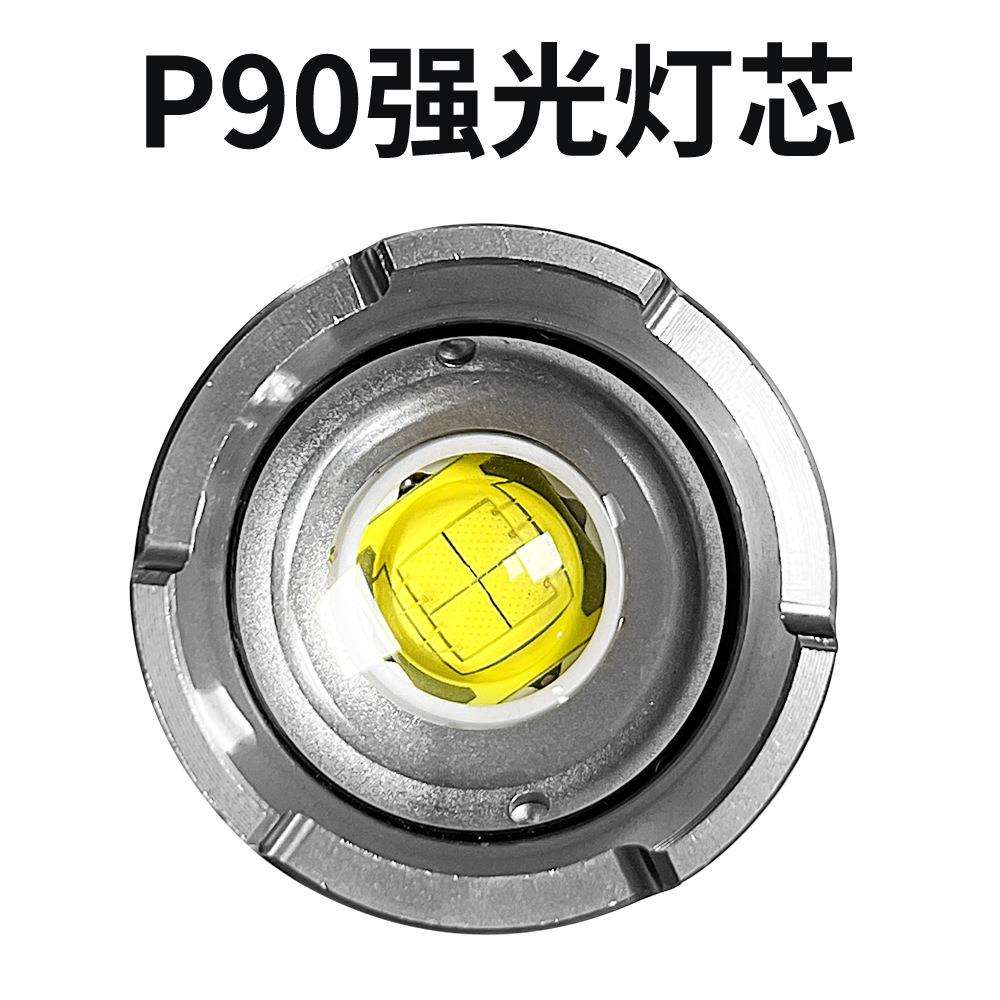 跨境新款XHP90伸缩变焦LED软管烧烤灯户外应急照明汽车维修工作灯