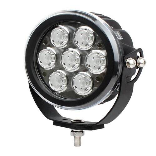 适用6英寸70W圆形LED驾驶灯 车载70led工作照明灯 货车灯