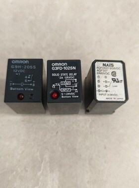 日本产OMRONOMRON继电器G9H-205S G3FD-102SN AQF2AD1-3/28VDC