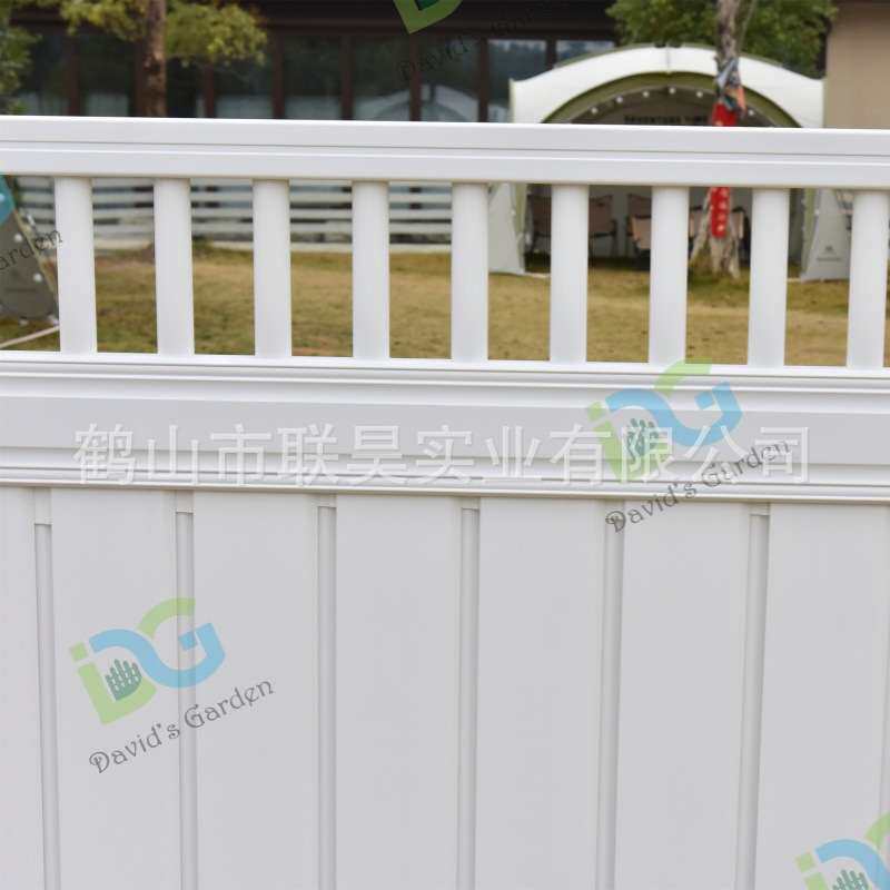 PVC护栏半封闭护栏美式庭院乙烯基栅栏别墅篱笆SEM-PRIVACY FENCE