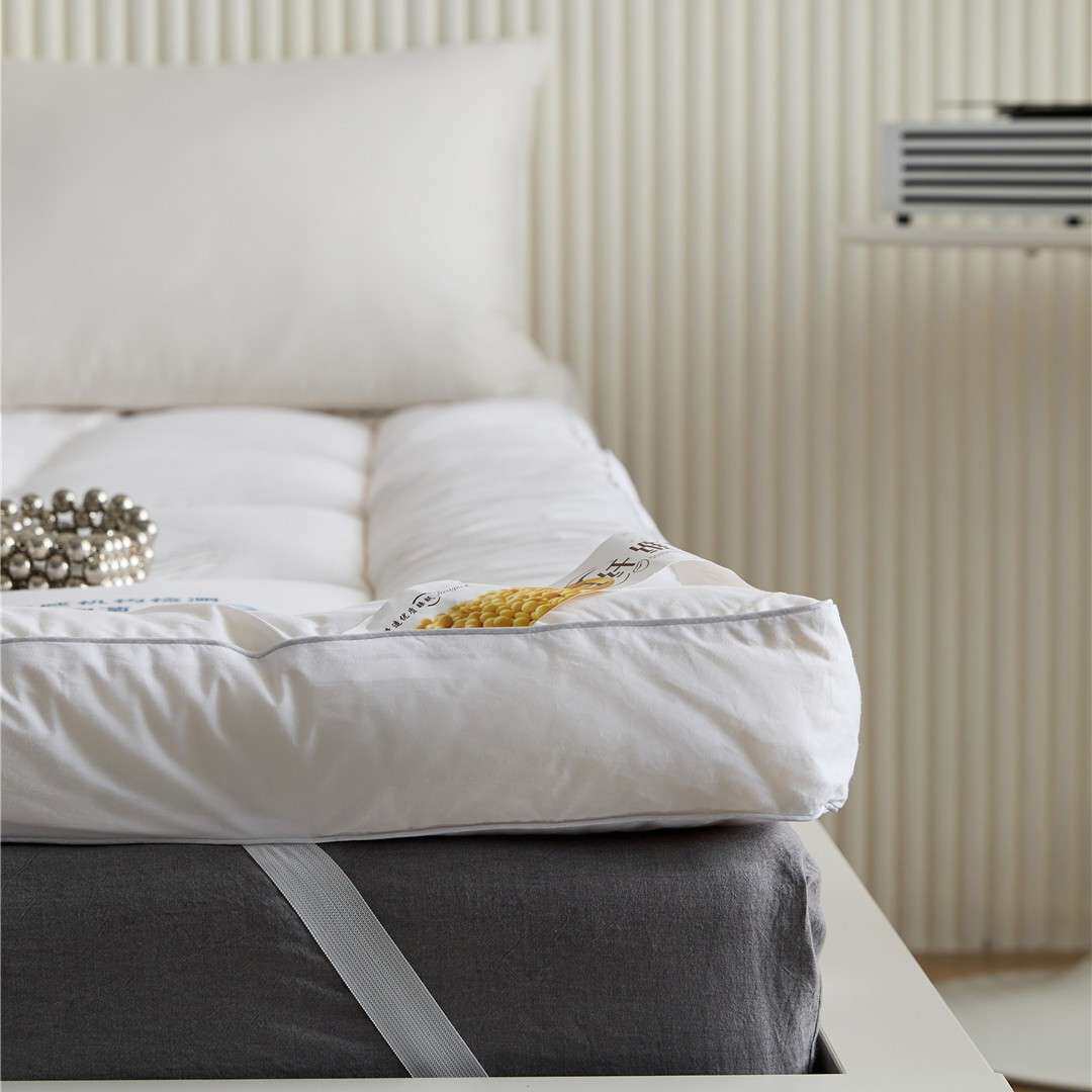 酒店款床铺全棉大豆床垫透气保暖床褥垫子kang菌fang螨纤维民宿