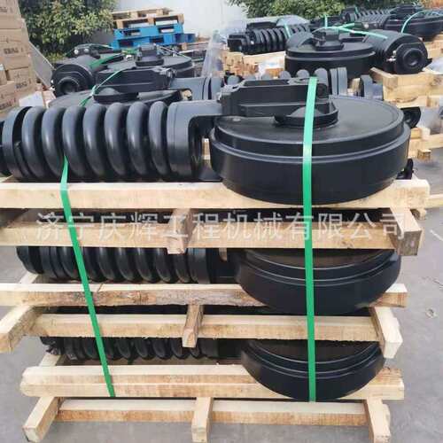 DX350LC挖掘机涨紧油缸引导轮总成 支重轮 钩机DX380LC履带板总成