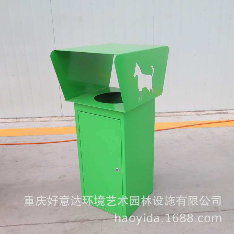户外小区不锈钢宠物拾便箱物业宠物便便箱便纸箱狗狗粪便桶外贸单