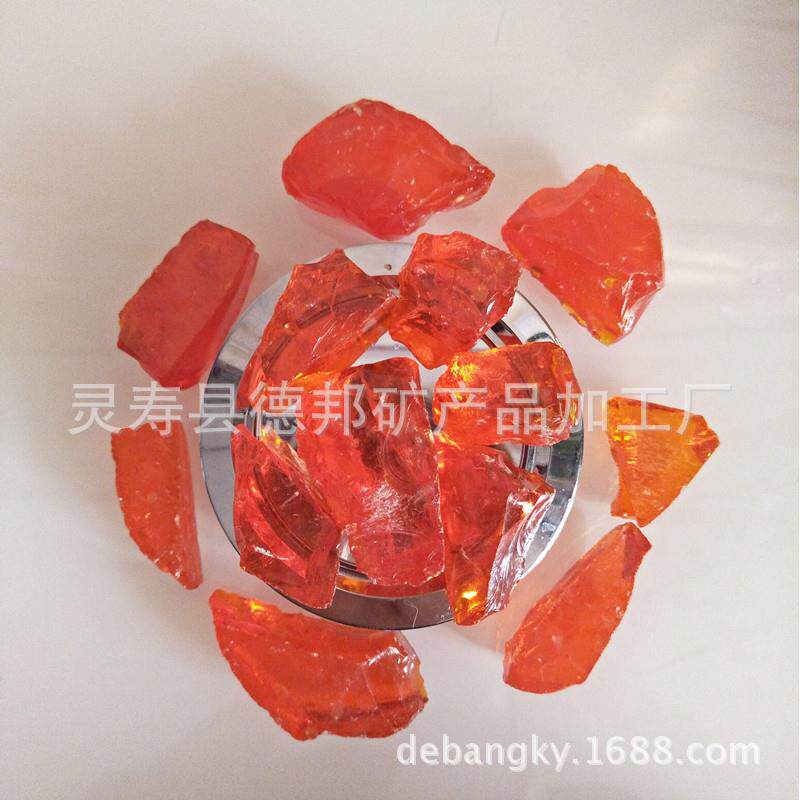 厂家直供 水磨石用玻璃沙 彩色玻璃彩砂 研磨原料彩砂 雨花石