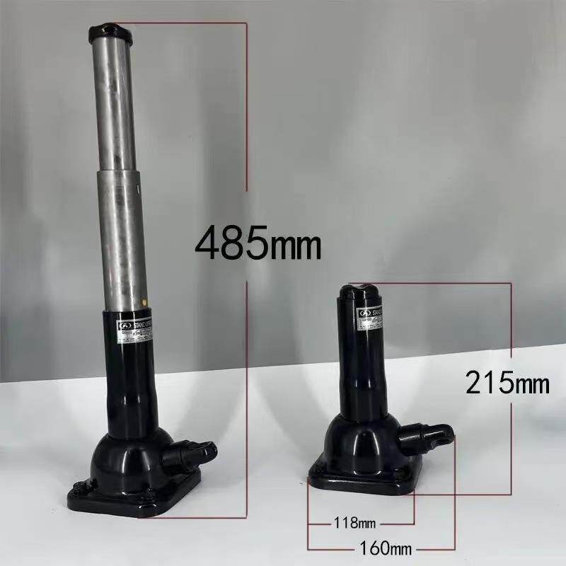 车载千斤顶2T顶皮卡车汽车维修工具塔式双节式手摇螺旋千斤厂家