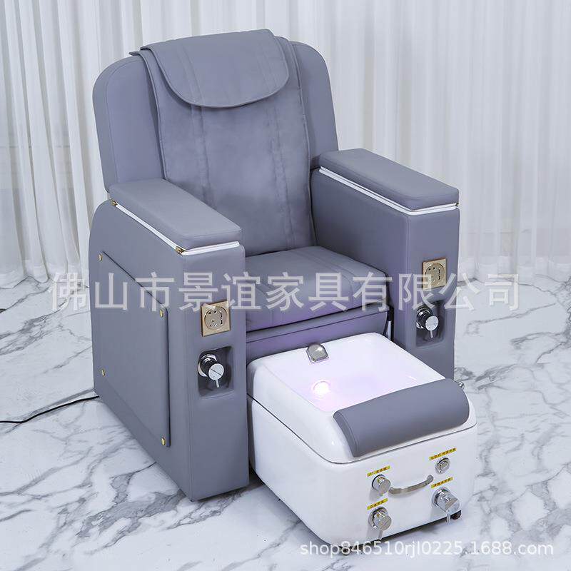 美甲沙发美足椅美睫躺椅足浴洗脚指甲做脚美甲店专用椅子按摩床