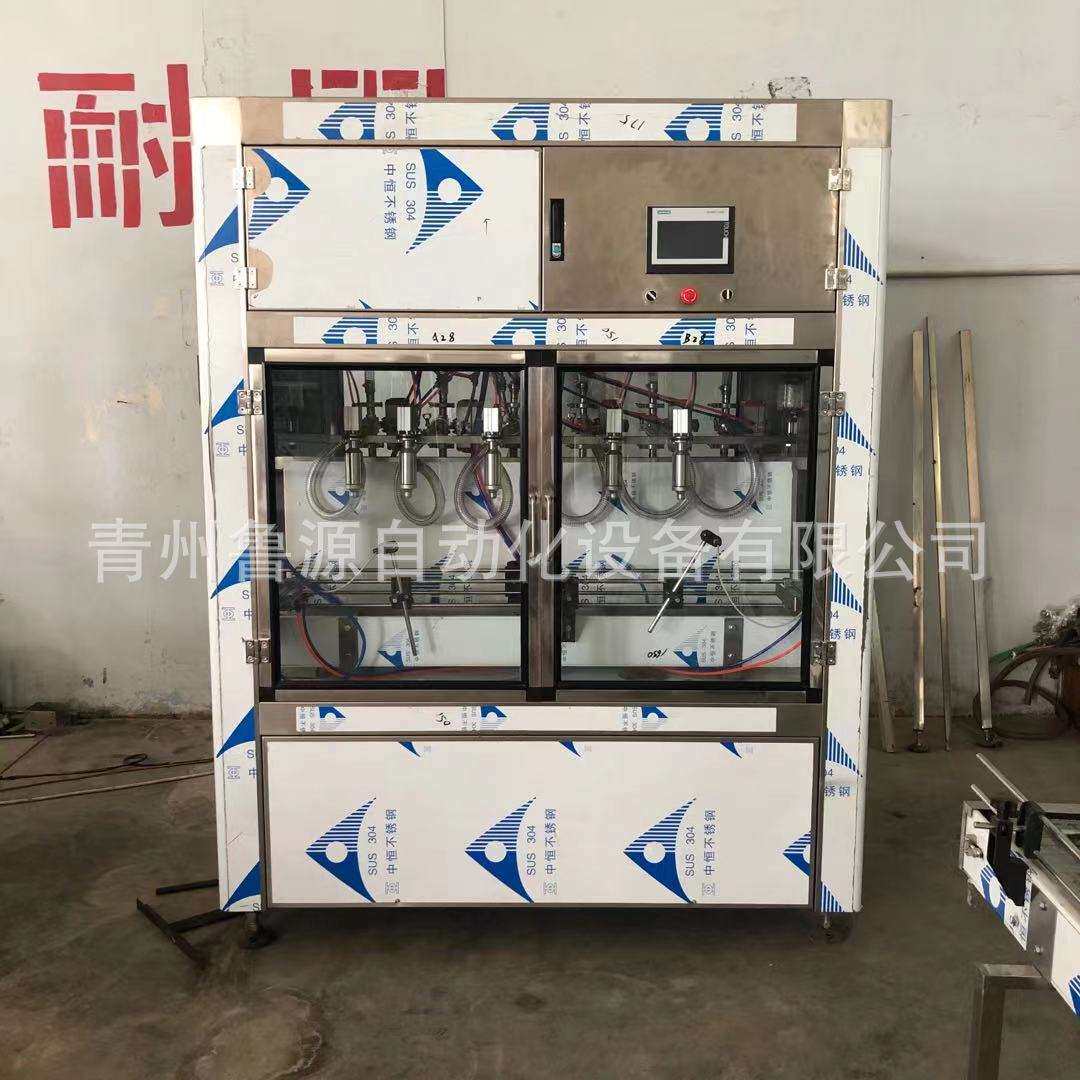 青州5l菜籽油灌装封口机 伺服香油灌装机 葵花籽油灌装封口机价格
