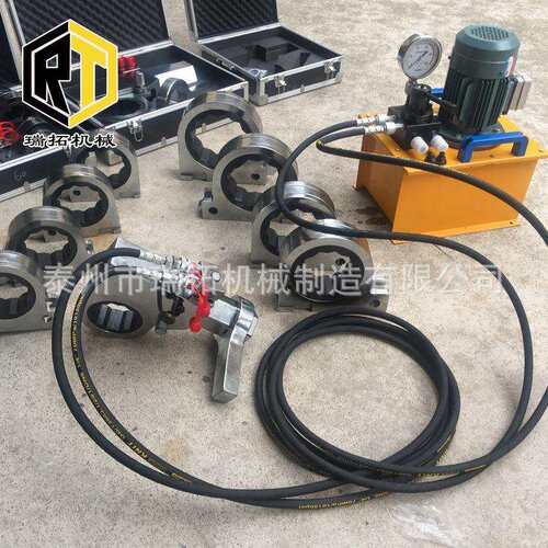 厂家直销YK中空液压扭矩扳手 铝钛合金电动液压扭矩扳手