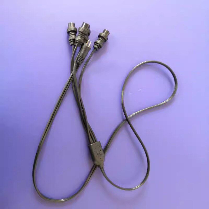 烫发机热烫机器配件24v/220v数码烫发机通用杠子连接线头DC头线