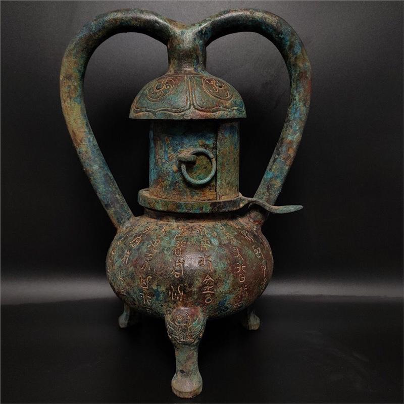 铜祥德工艺西汉铜灯铜灯古青铜器灯具系列工艺品摆件南京博物馆