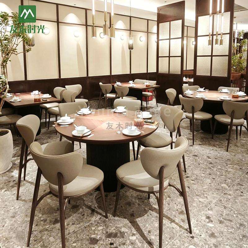 连锁西餐厅桌椅商用餐饮店茶楼卡座沙发粤菜茶餐厅实木茶楼卡座