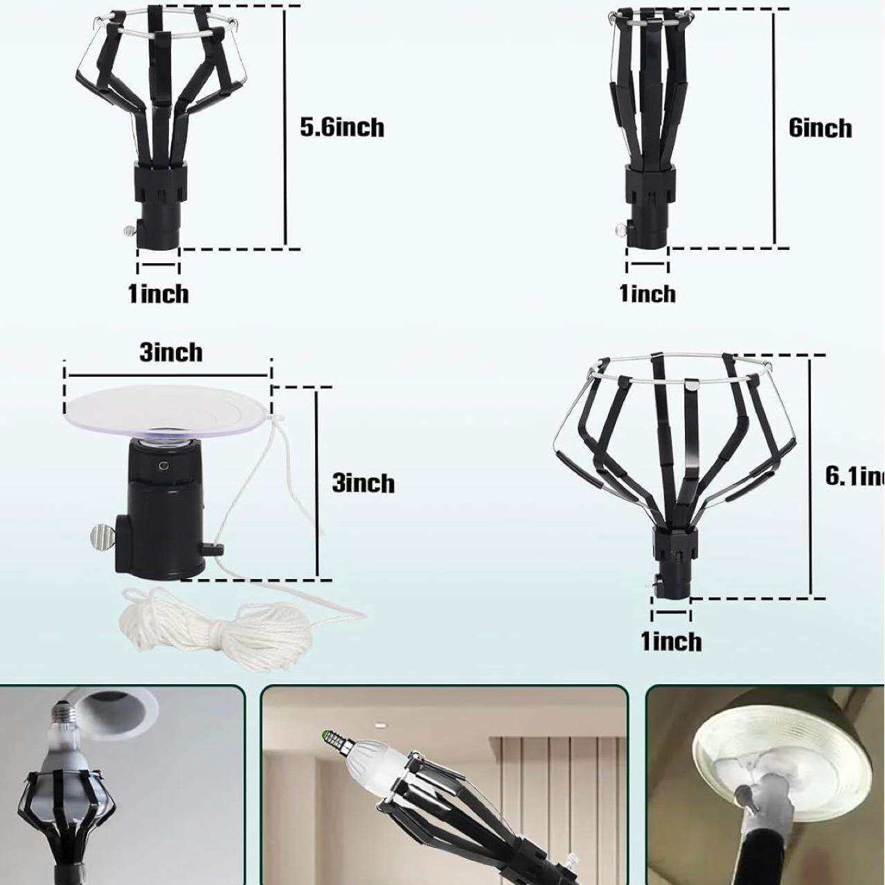 跨境高空换灯泡神器摘果器吸盘四件套取灯器换灯工具
