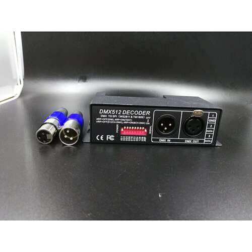 DMX to SPI ws2811 WS2812B WS2813 LED 灯带 点光源 解码器