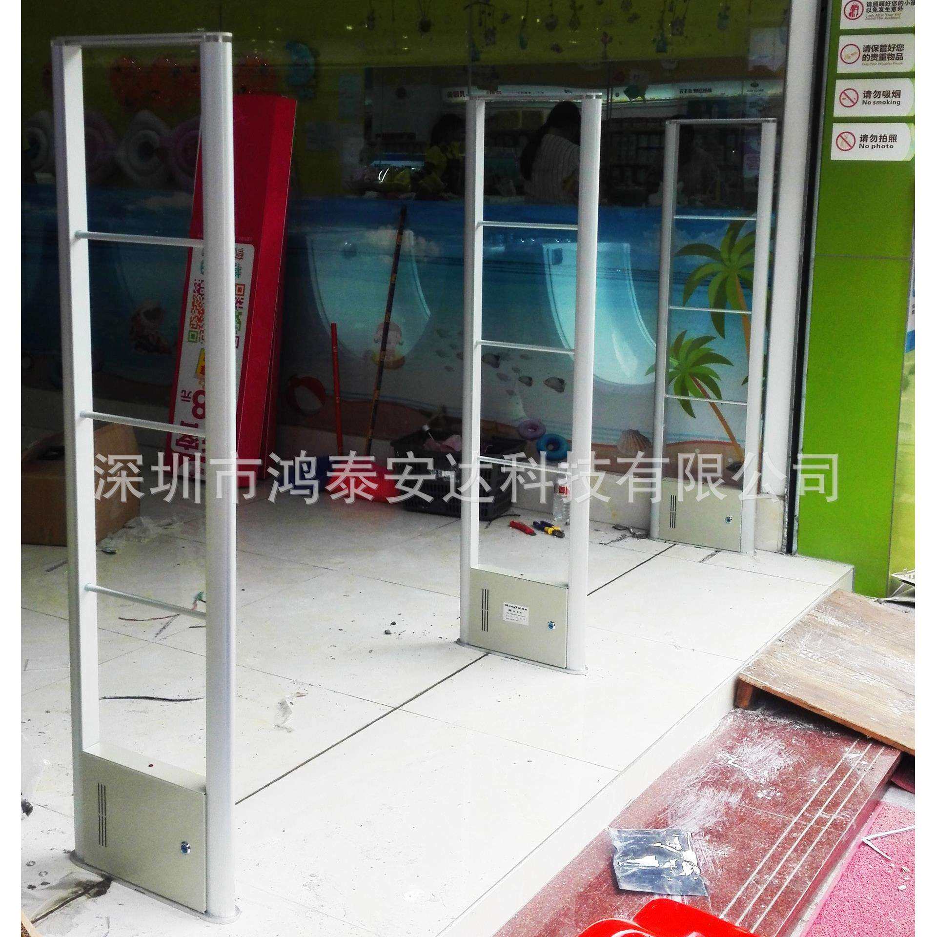 超市服装店防盗器 商场防盗门 服装店射频报警门 一体机 鸿泰安