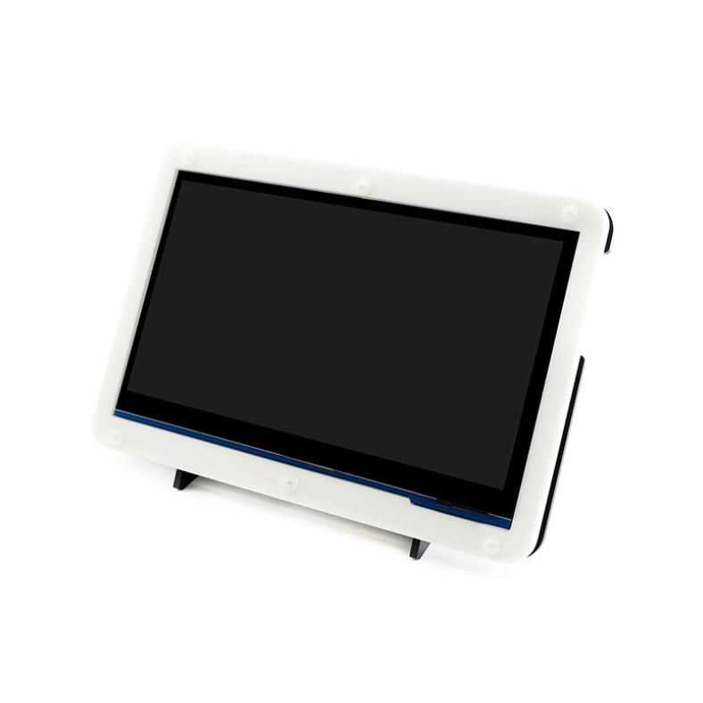 微雪 树莓派4B HDMI 显示接口触摸屏 7寸1024×600 LCD带黑白外壳