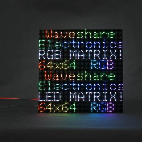 RGB-Matrix-P3-64x64-F全彩LED点阵柔性显示屏适用弧形表面显示