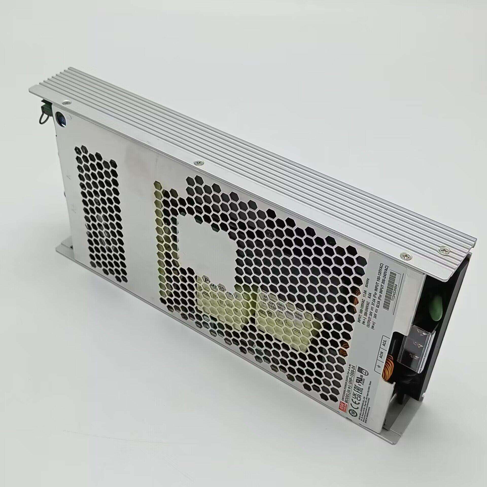 明纬开关电源UHP-1500 24V48V1500W组输出PFC功能无风扇 长条薄