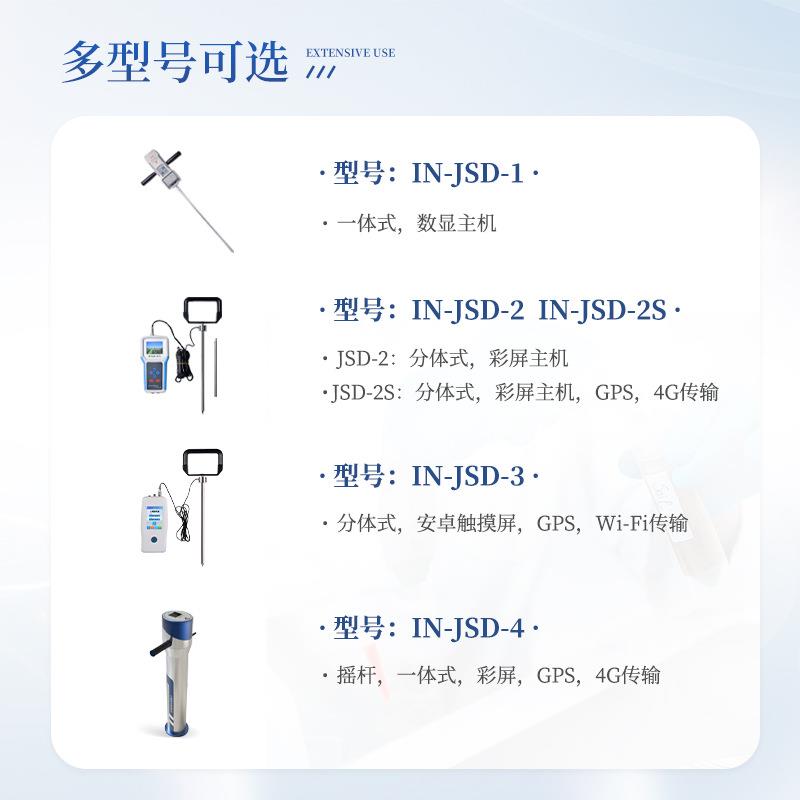 土壤紧实度测定仪数显土质检测分析农业林业果园泥土坚实度硬度计