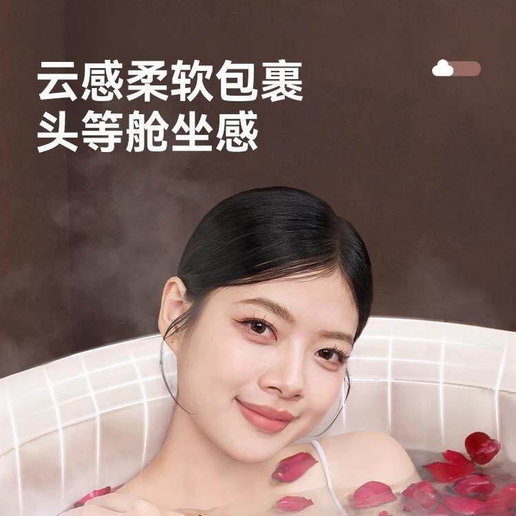 充气泡澡桶折叠泡浴桶家用成人洗澡桶沐浴坐浴盆免安装速开浴缸
