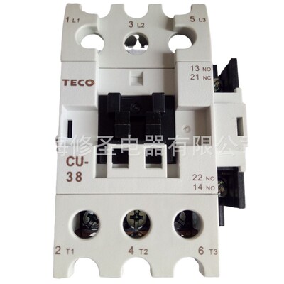 特价台安交流接触器380VAC原装CU-38 AC220V AC110V正品TECO现货