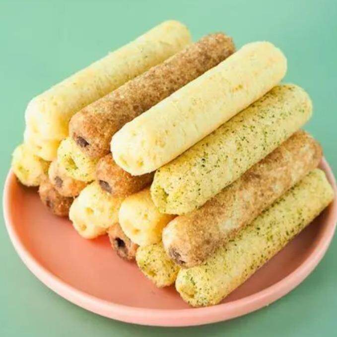 休闲夹心米果膨化机 芝麻能量棒生产线 米果膨化机 双螺杆膨化机