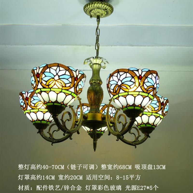 厂简约美式大气客厅吊灯创意个性餐厅卧室灯欧式复古田园灯具