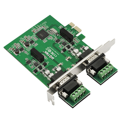 宇泰(UTEK)工业级PCI-E转2口CAN高速串口卡  CAN2.0A/B UT-702C
