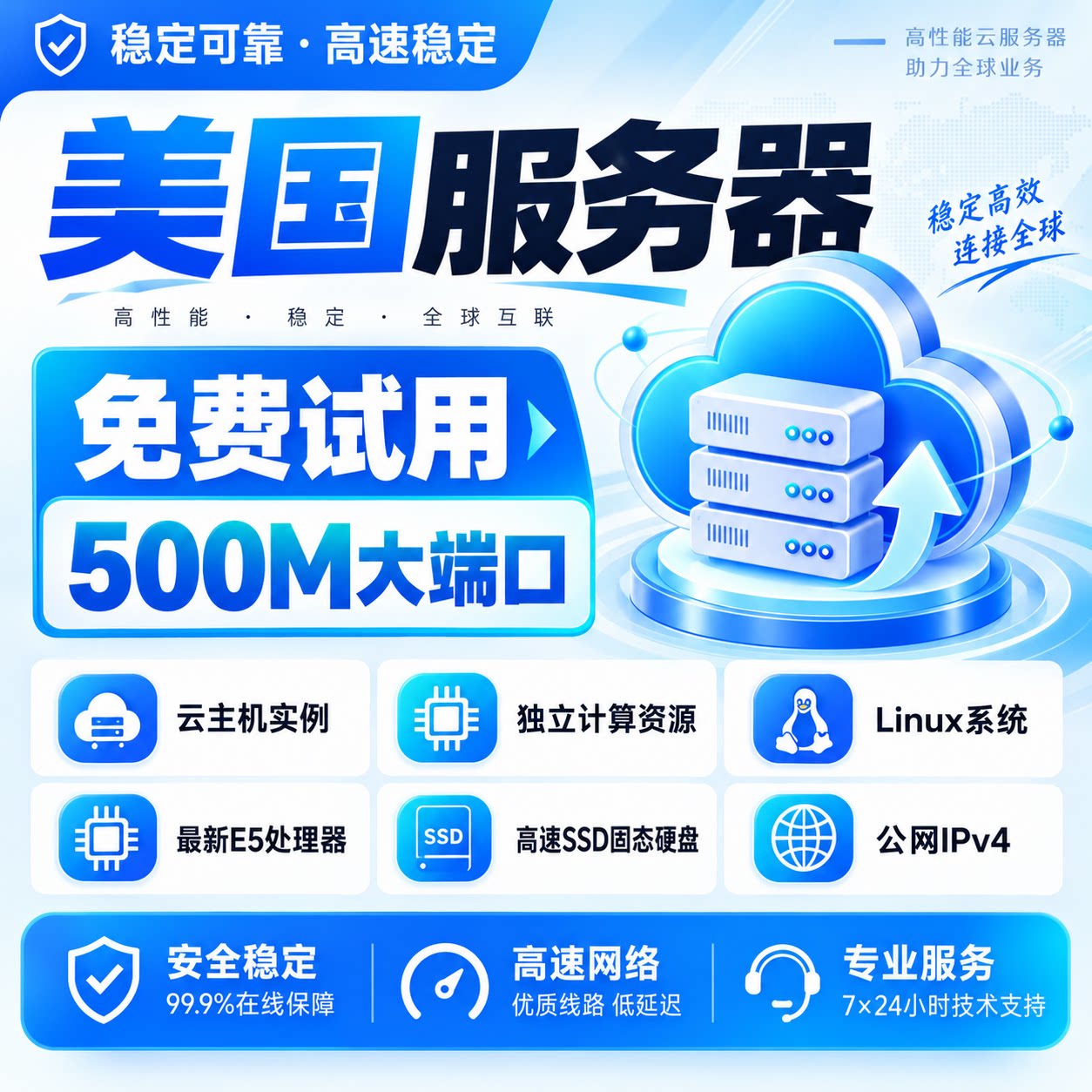 美国圣何塞CN2GIA云服务器网站小程序稳定线路虚拟主机轻量9929