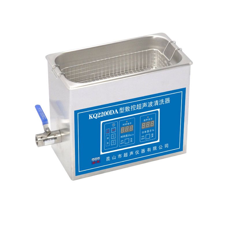 昆山舒美KQ2200DA/DB/DE/DV台式数控超声波清洗器实验室3L清洗机