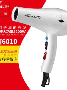艾信吹风机6010大风力速干大功率家用发廊理发店专用吹风筒发型师