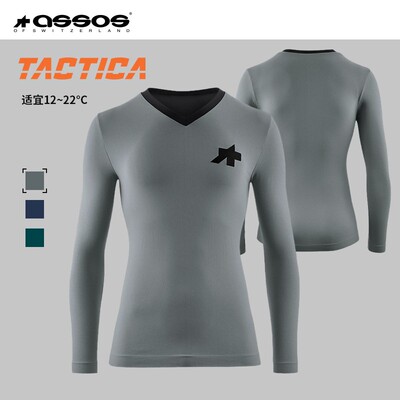 ASSOS山地骑行服男款春夏25年新款TACTICA LS Tech T-Shirt T5