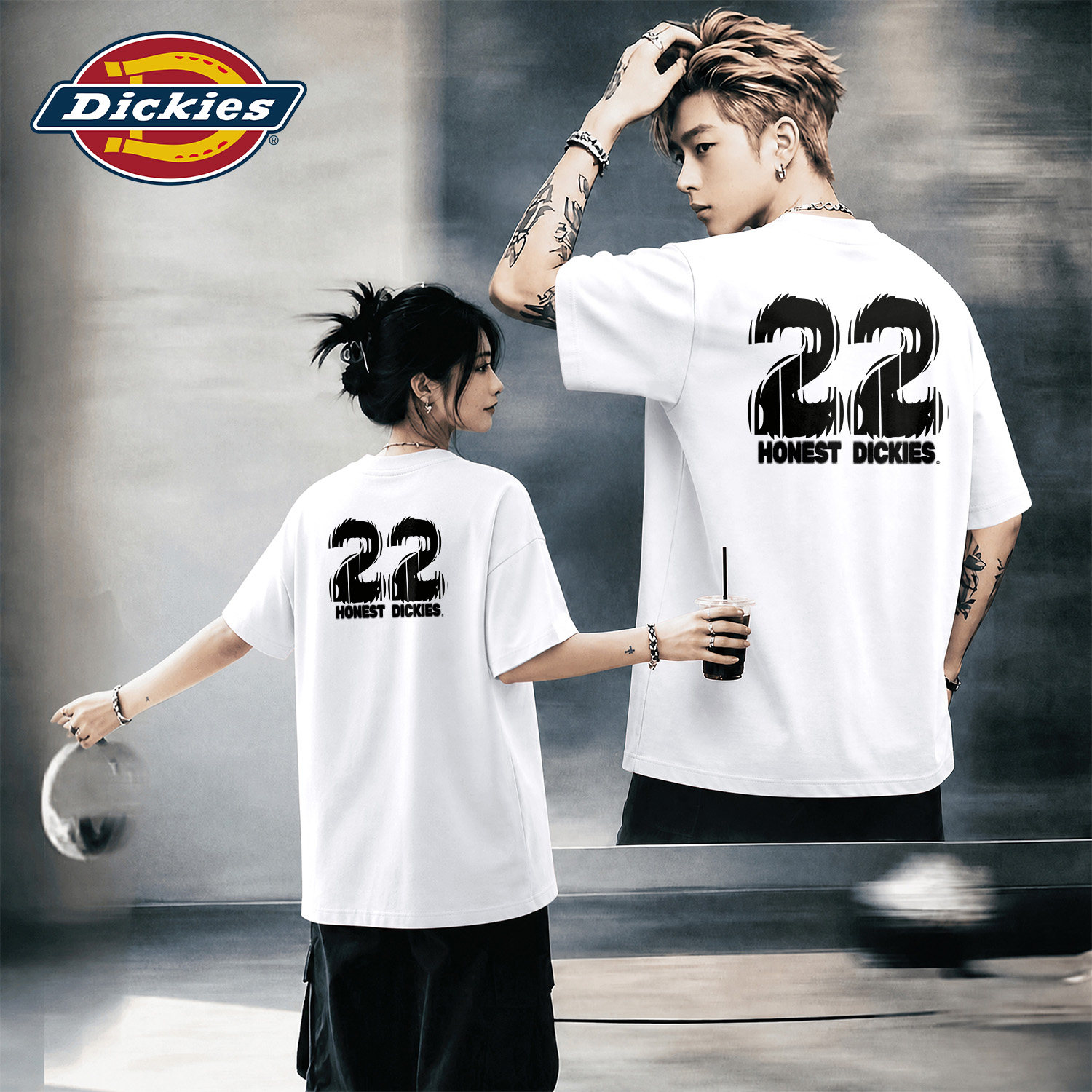 Dickies白色男生短袖T恤2026