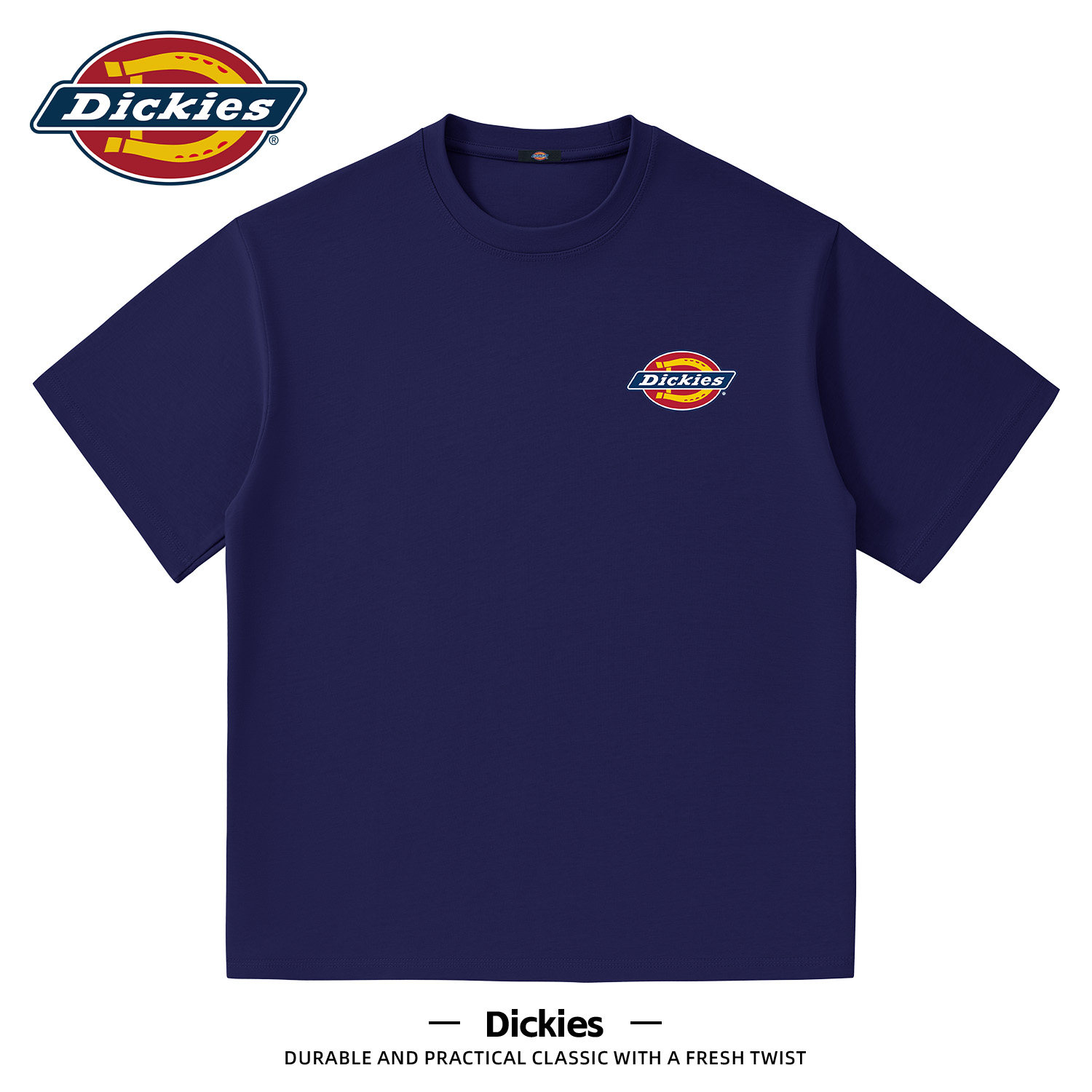 Dickies美式青少年短袖t恤男生2026新款夏季潮流宽松百搭半袖男款