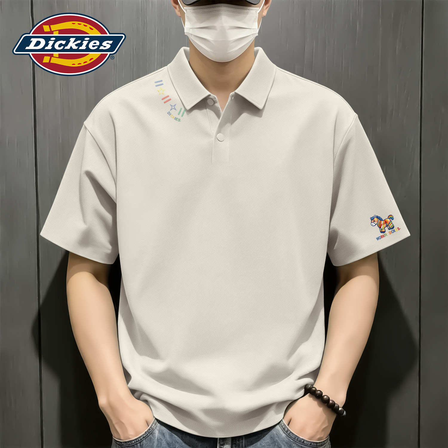 Dickies短袖POLO衫男款百搭上衣