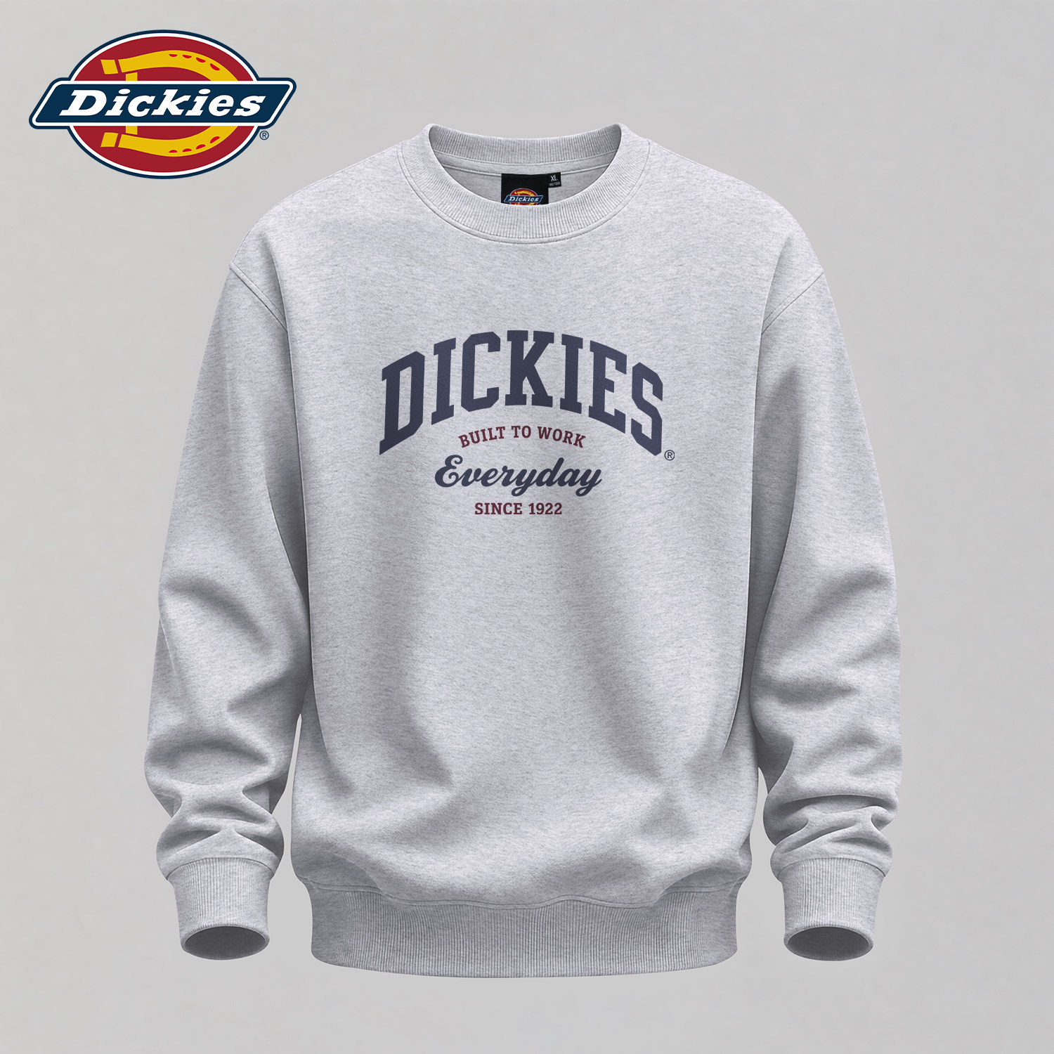 Dickies男生圆领卫衣2026秋季