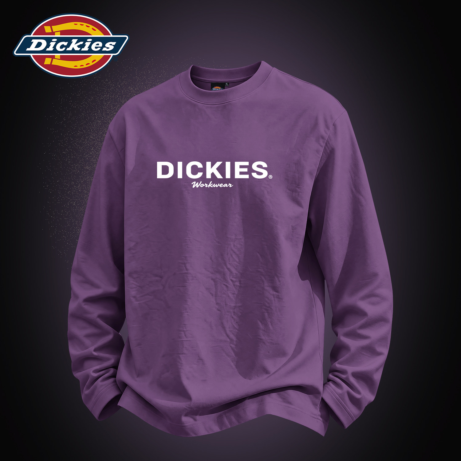 Dickies纯棉t恤男生长袖2026秋季