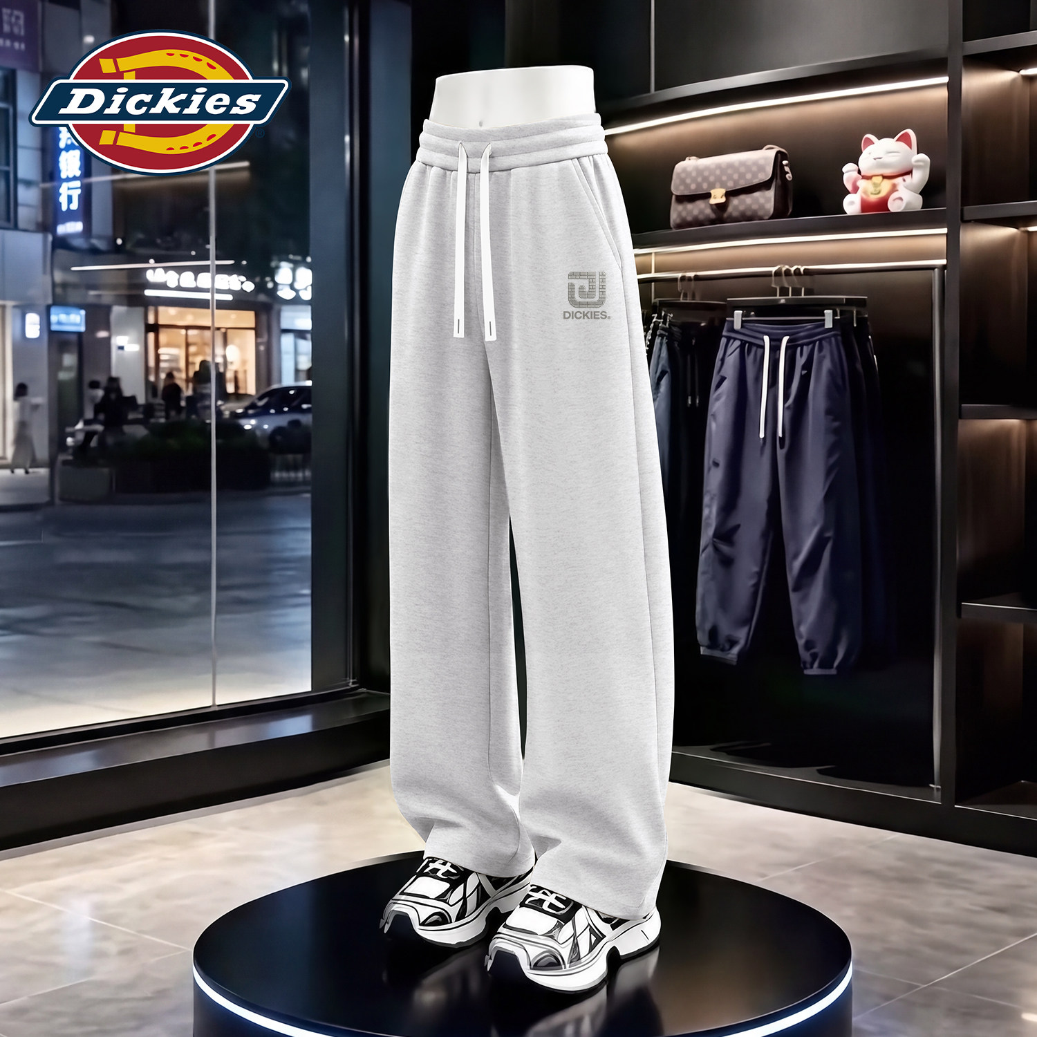 Dickies青少年直筒休闲卫裤男款