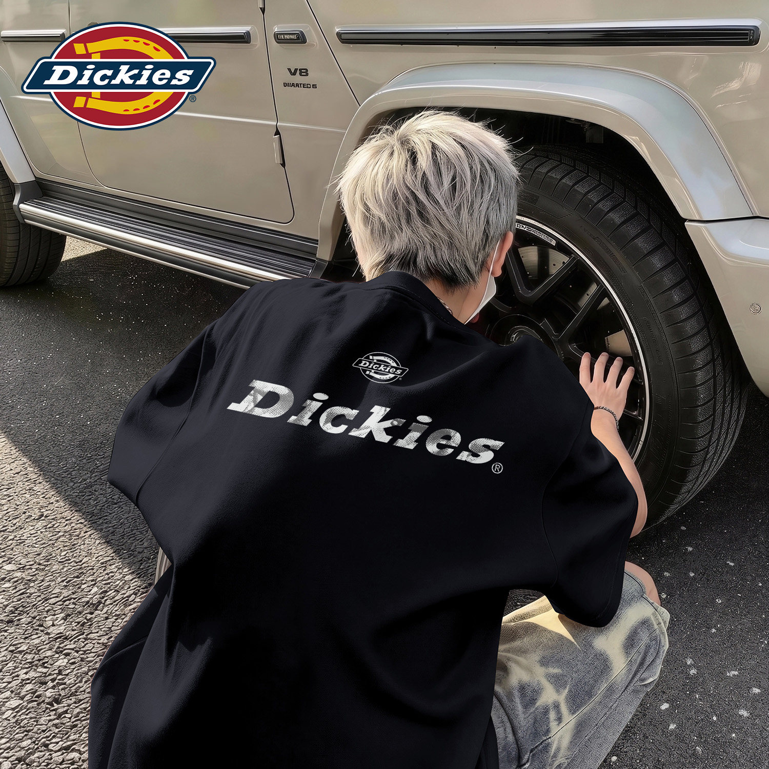 Dickies黑色美式短袖T恤2026夏季