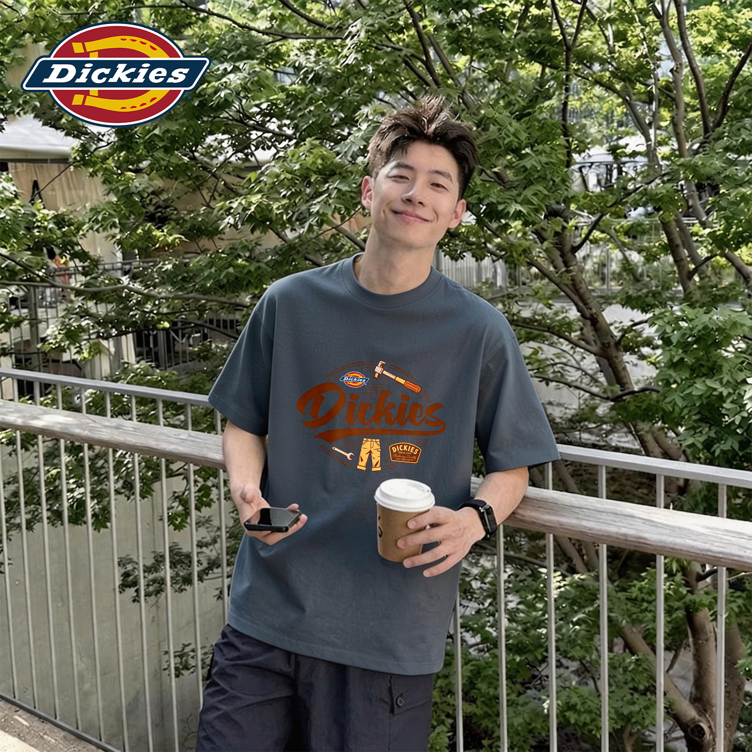 Dickies男士运动短袖T恤