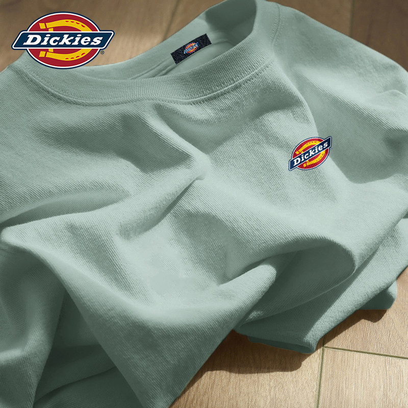 Dickies美式圆领套头短袖T恤男女同款2026夏季新款潮流情侣装半袖