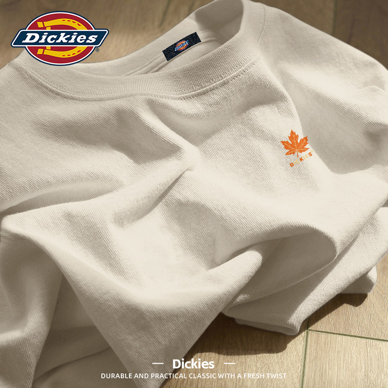 Dickies奶茶色短袖T恤男款2026新
