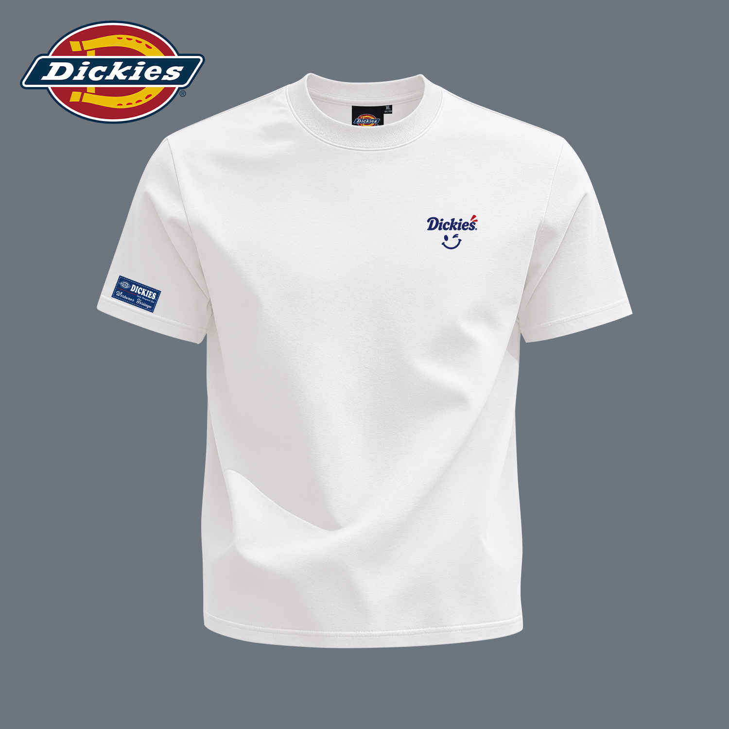 Dickies白色男t恤短袖纯棉