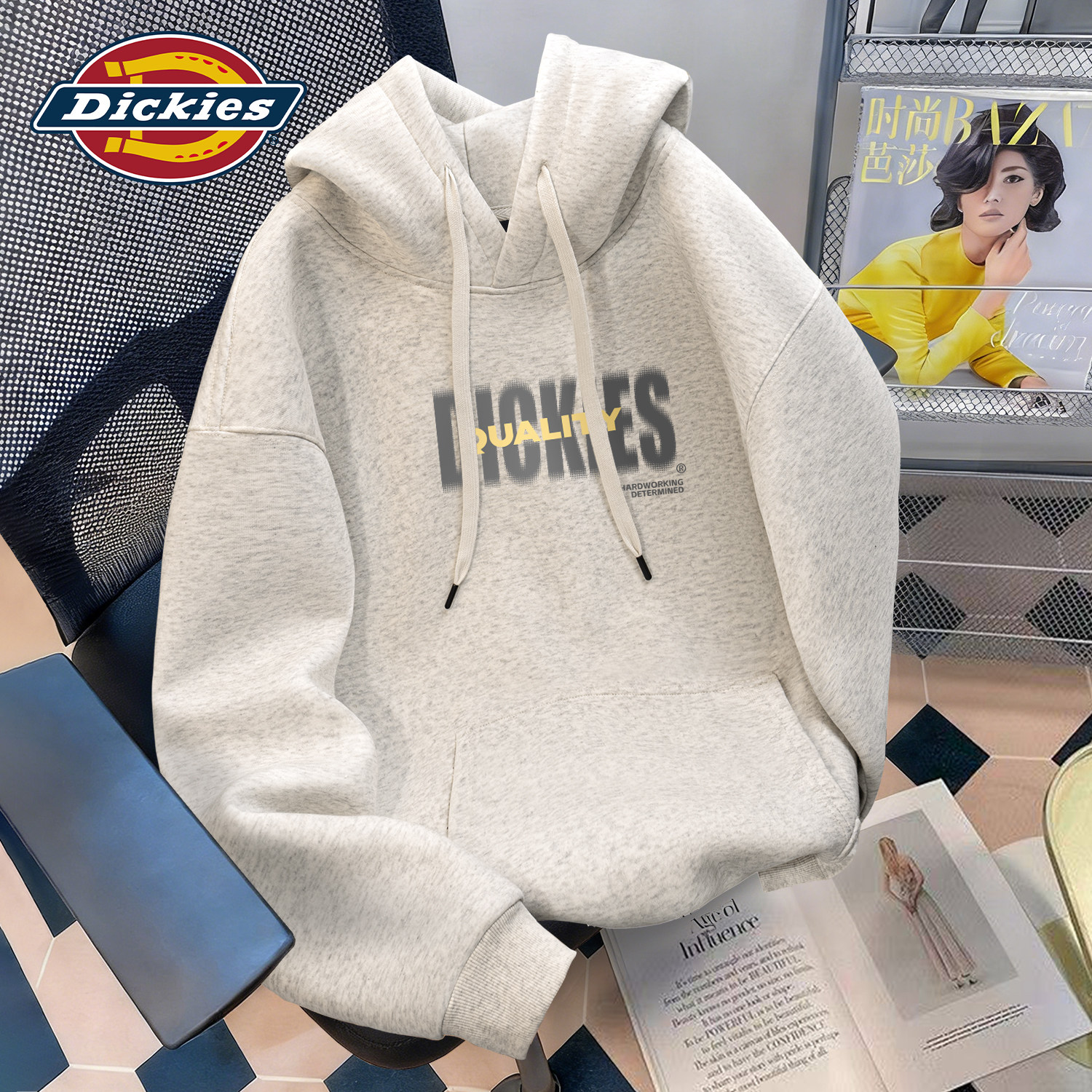 Dickies男生圆领卫衣2026秋季