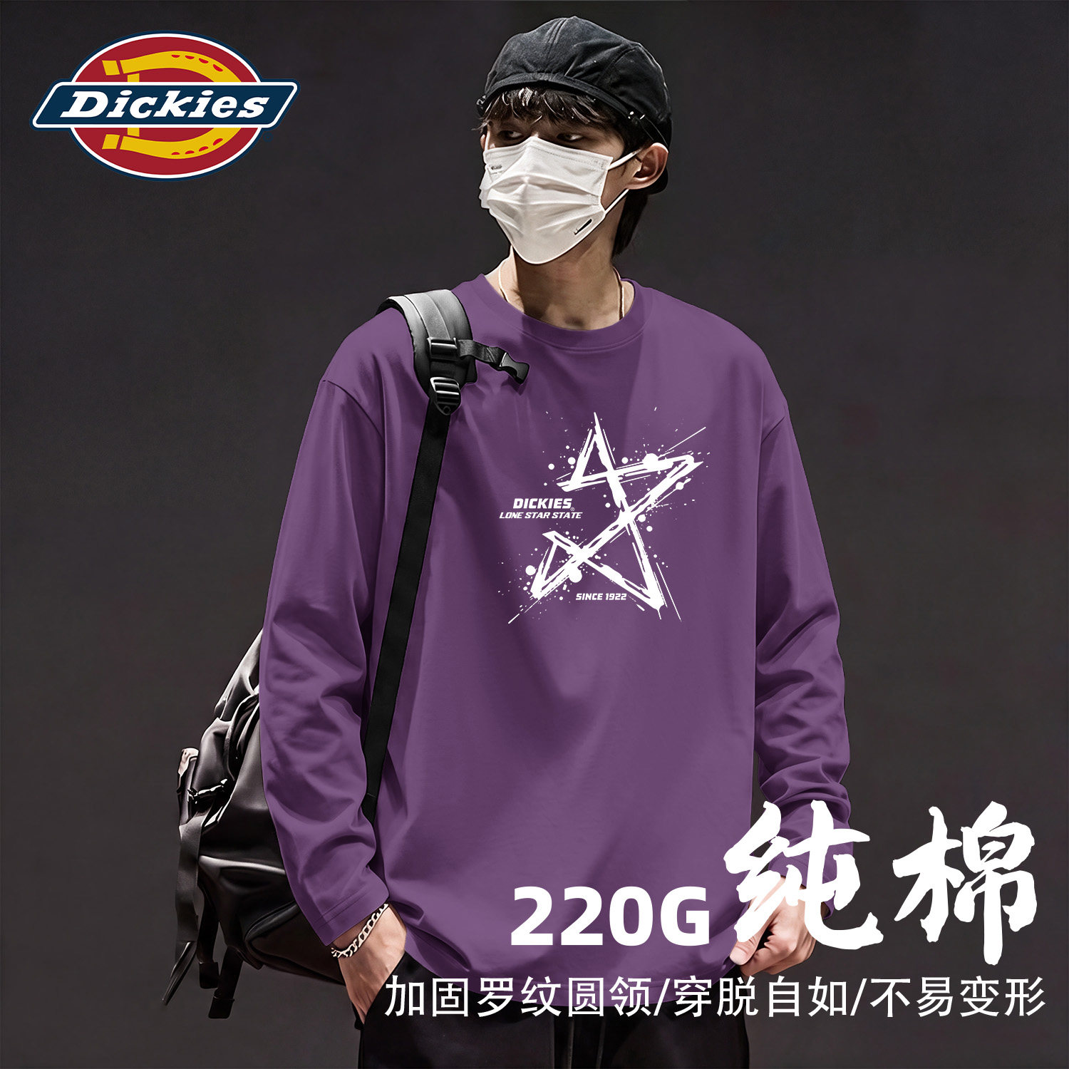 Dickies潮牌复古高级感T恤男