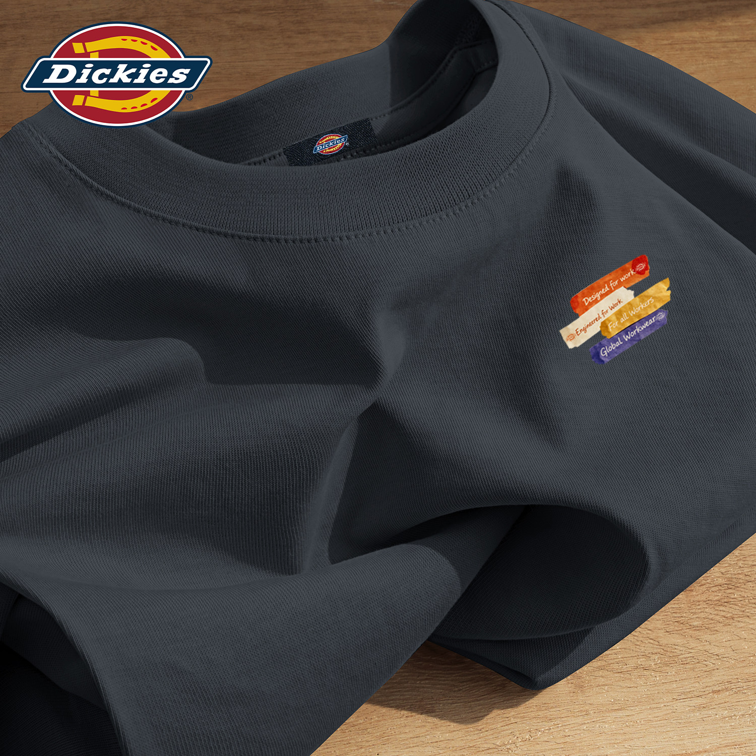 Dickies男生t恤长袖纯棉痞帅风