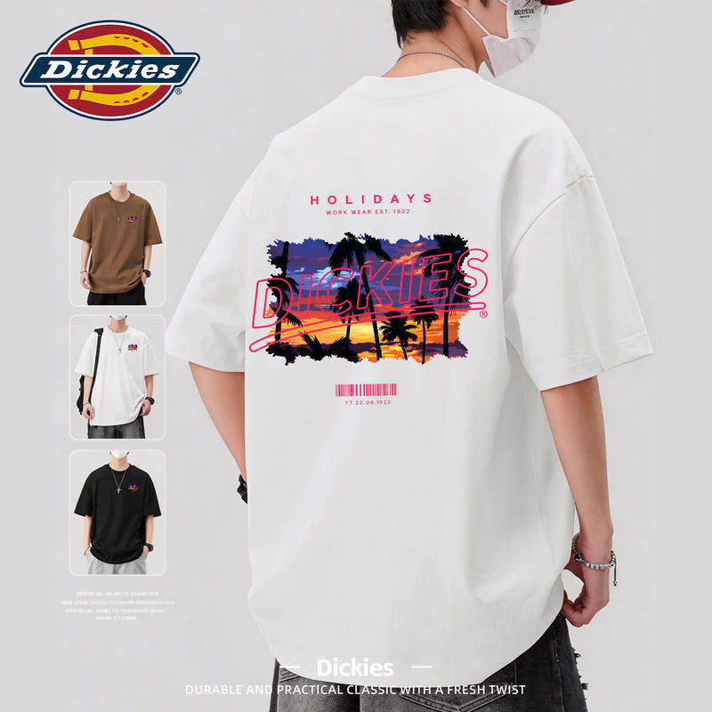 Dickies白色短袖T恤男生2026夏季